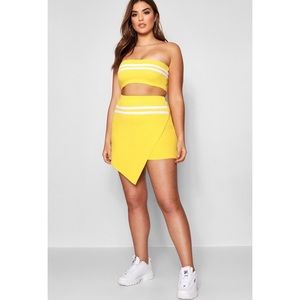 Zendaya Sports Stripe Co-ord Set Top